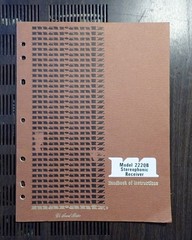 Vintage Marantz Model 2220B Stereo Receiver with Owner&rsquo;s Manual in Exc Condition