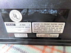Vintage Teac A-100 Stereo Cassette Deck, TESTED, READ!!!
