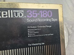 MAXWELL UD 35-180 SOUND RECORDING TAPE METAL REEL NEW IN BOX