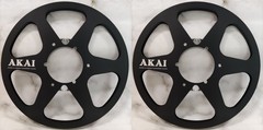 One Pair 10.5 » silvery AKAI Tape reel High Quality Aluminum Take Up Reel