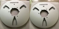 One Pair 10.5 » silver Pioneer Tape reel High Quality Aluminum Take Up Reel