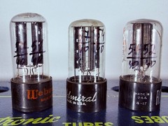 Lot of 3 RCA 5Y3GT Tested Good Tube