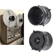 1-Pair 10 NAB Hub Adapters Polished Aluminum Reel Opener For Studer/ (Grey)