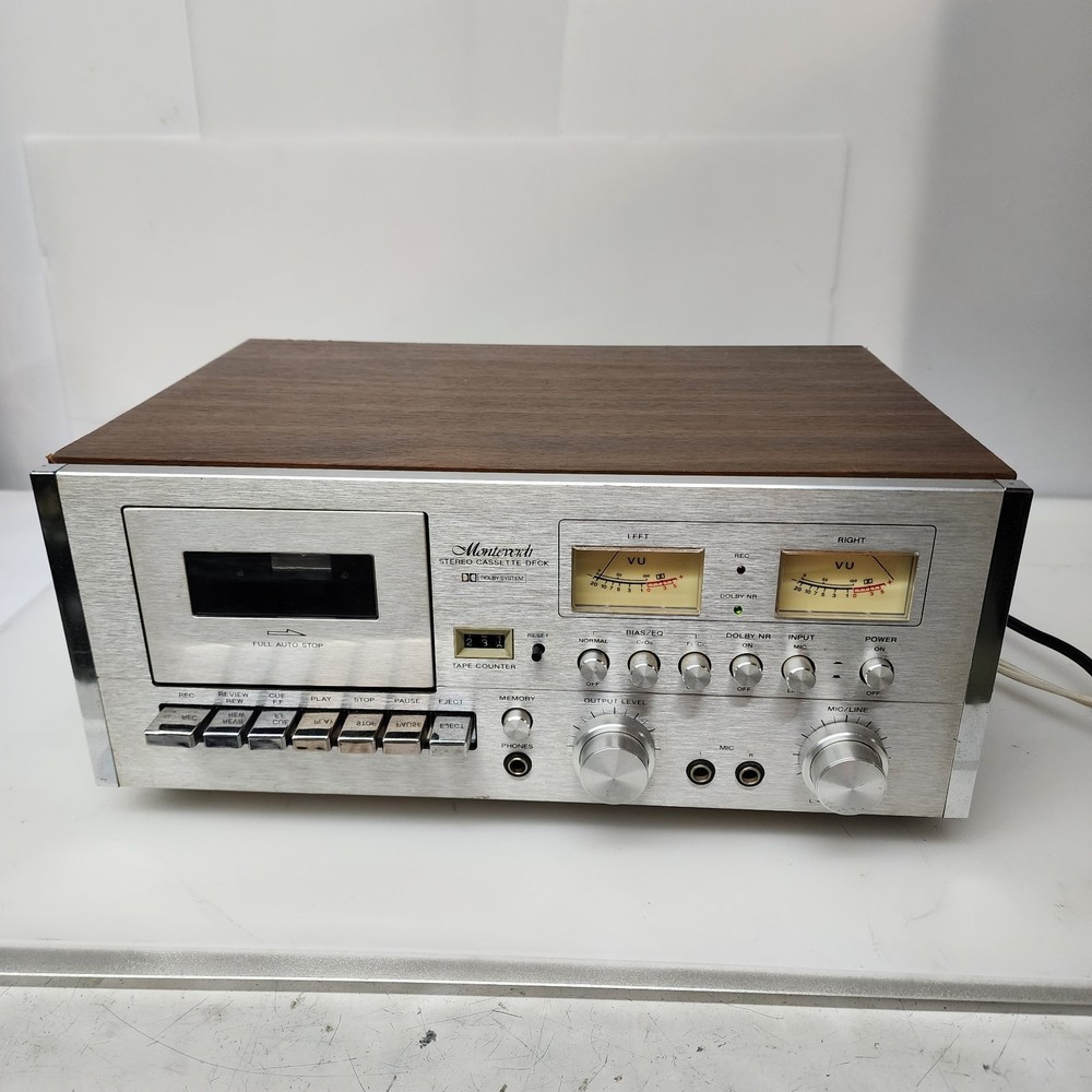 Monteverdi Stereo Cassette Deck Stereo Cassette Deck Variant To Akai GXC Rare