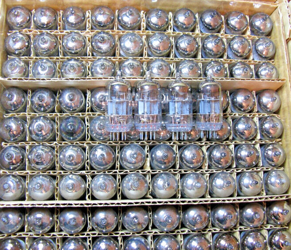 US Stock! 10 Pcs 6N1P / 6N1 Voskhod Same Date 1970&rsquo;s NEW double triode tubes