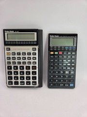 Pair of Vintage Radio Shack EC 4026 Programmable Scientific Calculator & EC-4017
