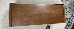 Vintage Table Top Stereo Philips B5X43A Made in Holland Lights Up 22&Prime; x 10&Prime;