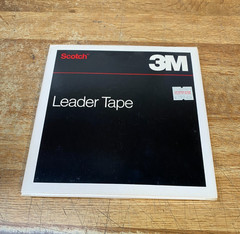 3M Scotch 61Y – 1/4in x 1500ft Reel to Reel Leader Tape