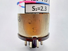1x 6N8S / 6H8C / 6SN7GT / 6N8P MELZ factory 1955s Metal Base TUBE NEW NOS