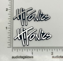 Hifonics Speaker Badge Logo Emblem Custom Incised Acrylic PAIR