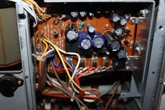 Akai gx-77 reel to reel tape recorder serviced see picturs of the new capacitors