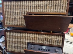 Pair of Vintage Ampex 621 Tube Amplifier /Speaker s AH1188 – Sound Great
