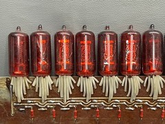 Lot of 12 Z573M WF RFT German Numerical Indicator Nixie Clock Tubes