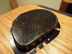 Pioneer PL-516 Stereo Turntable Parting Out Bottom Metal Vent