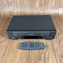 📼 Toshiba W-512 4-Head Hi-Fi Stereo VCR VHS Recorder w/ Remote ~ Tested/Works!