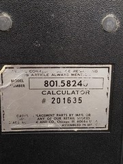 Vintage -Sears Universal Converter Calculator 801.58240 – Tested Working