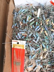 Vintage NOS Lot: Allen-Bradley, RadioShack Vishay, Diodes, Capacitors, 1000+ pcs