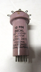 Pomona Test Socket Adapter Decal 10 Pin Model 2610