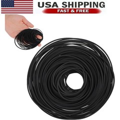 100 Pcs Flat Cassette Recorder Rubber Belts Mix 40-135mm 1mm Repair DVD VCR Kit