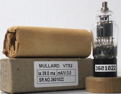 Mullard VT52 EL32 NOS Vacuum Tube Black Base AVO 160 Tested