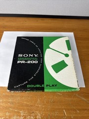 Sony PR-200 7” Reel to Reel Audio Tape 1/4” 2400’ – Plastic Spool Unused