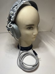 Vintage Realistic 33-195 Stereo Headphones Gray Japan Wired Retro Audio