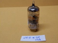 Amperex 7308 ECC188 Gold Pin Vacuum Tube Labeled 6DJ8 Amplitrex Tested Strong!