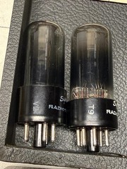 Pair AWV 6V6GT Valve Tubes Tested Boxed Made In Australia Audio Amp