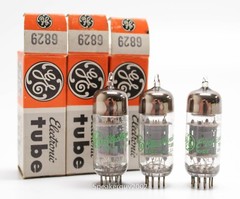 3 – GE General Electric 6829 Vacuum Tubes / KT2