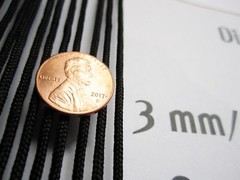 288&Prime; Radio Dial Cord String (24 Feet) BRAIDED 3mm BLACK for Vintage Radio Tuner