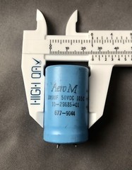 AERO-M capacitor 10000 uF 50V Aluminum Electrolytic Computer Grade, NOS Mexico