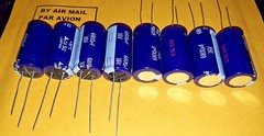 40pcs NOS PANASONIC SU 6800UF 16V 18x36mm JAPAN MADE HIEND TUBE AMP AUDIO CAPS!