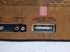 Vintage Akai Stereo Cassette Deck CS-703D – For Parts OR Repair