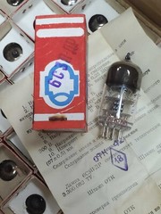 6S3P-DR High Grade Audio Triode GOLD Grid ~ 6S4P-DR EC86 WE417A SAME DATE