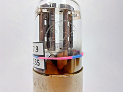 1x 6N8S / 6H8C / 6SN7GT / 6N8P MELZ factory 1955s Metal Base TUBE NEW NOS