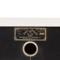 1922 Boston Scale & Machine Radio Receiving Set * Type 105 Tuner & Type 100 DA