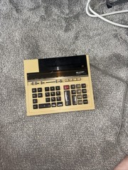 VTG Sharp COMPET CS-2302 Electronic Calculator Machine Tested (1982)