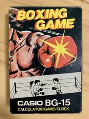 Casio BG-15 Very Rare Vintage Boxing Game Calculator Japan Full Set Excellent