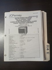 JC Penney 1962 Service Manual Original Repair Book Stereo Tape 8 Track Turntable