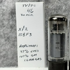 MATCHED PAIR MULLARD 6CA7 EL34 TUBES xf2 B8F3 TV/7 and Amplitrex Tested 100%