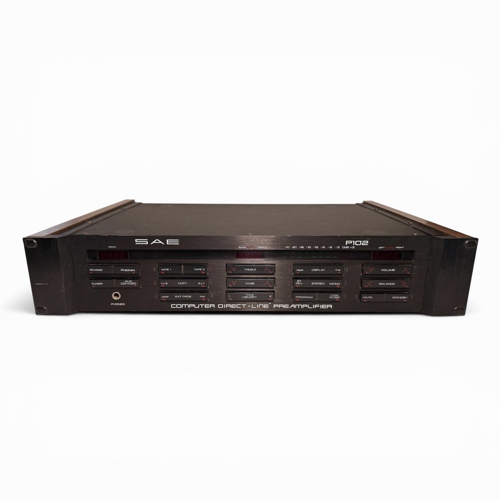SAE P102 Computer Direct-Line Preamplifier Stereo Audio Component Model P102