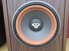 Cerwin-Vega VS-80 Speakers Pair 8” 2-Way Vintage USA Red Woofer Wood Cabinet