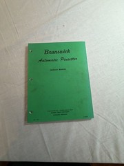 Brunswick Automatic Pinsetter Service Manual, July 1963