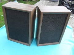 Vintage Emerson Pair Of Speakers 8 OHM Working.