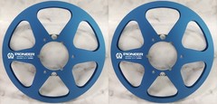 One Pair 10.5 » gold Pioneer Tape reel High Quality Aluminum Take Up Reel