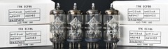 4x 1967&rsquo;s ECF86 TFK Top Ring Getter Made in Germany AVO Type 160 Tested