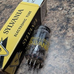 Sylvania 12AU7A ECC82 Grey Plate O-getter Vacuum Tubes NOS Item #1345