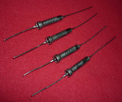 4pcs. MMT-4 / ММТ-4 Thermistors rod and tubular non-insulated 6.8 kOhm USSR