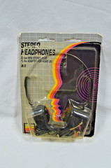 New & Sealed 1992 GEMINI Stereo Headphones 3.5mm w/ .25in Adapter, AS2