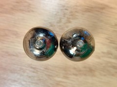 Perfectly Matched Pair of Mullard 12AX7 ECC83 mC1 1957 Shield Vacuum Tubes #2